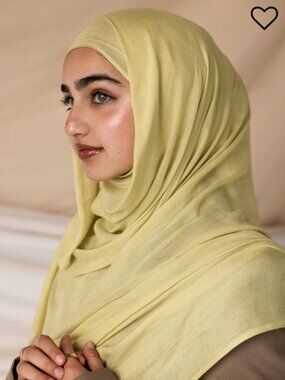 Vela Citrus Zest Double Modal Hijab New With Tags